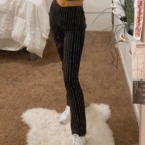 i.am.gia striped navy blue pants